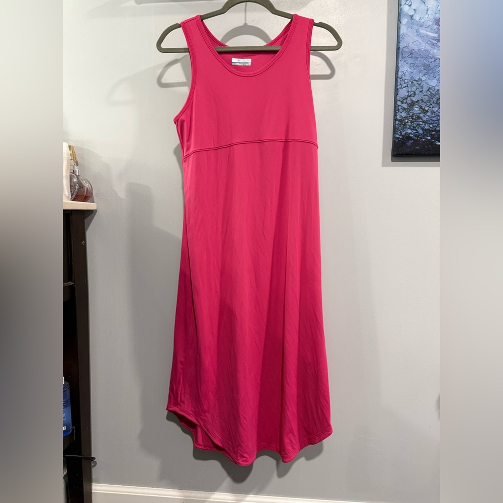 Sleeveless Pink Columbia Dress
